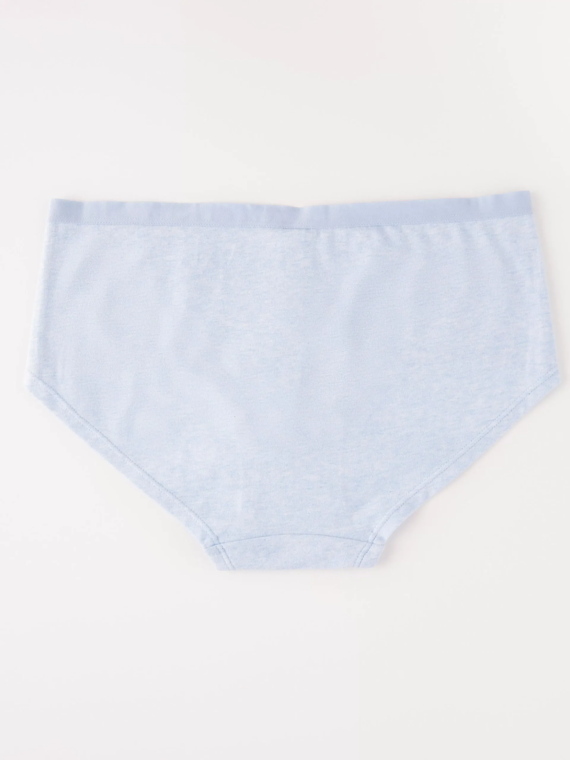 Trosor>Lindex Regular Waist Trosa I Bomull Light Blue Melange