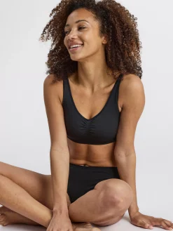 Trosor>Lindex Regular Waist Trosa I Bomull Black