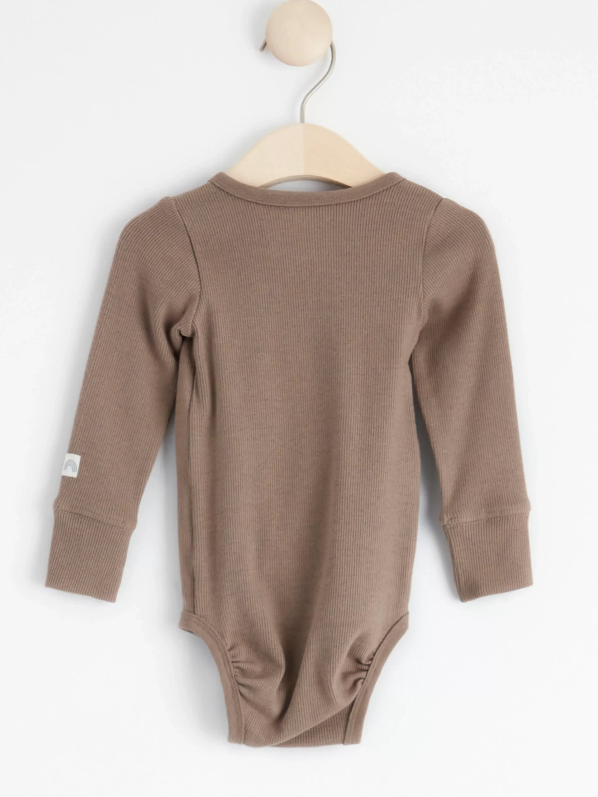 Bodies>Lindex Ribbad Omlottbody Dark Khaki