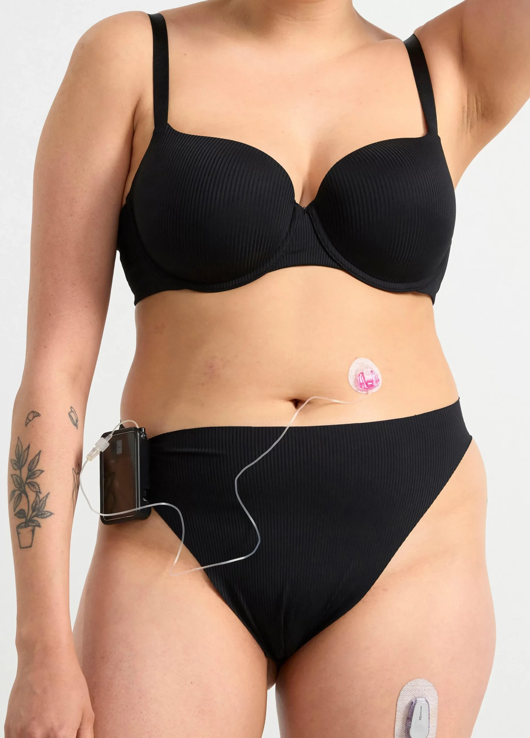 Trosor>Lindex Ribbad Seamless Stringtrosa High Waist Black