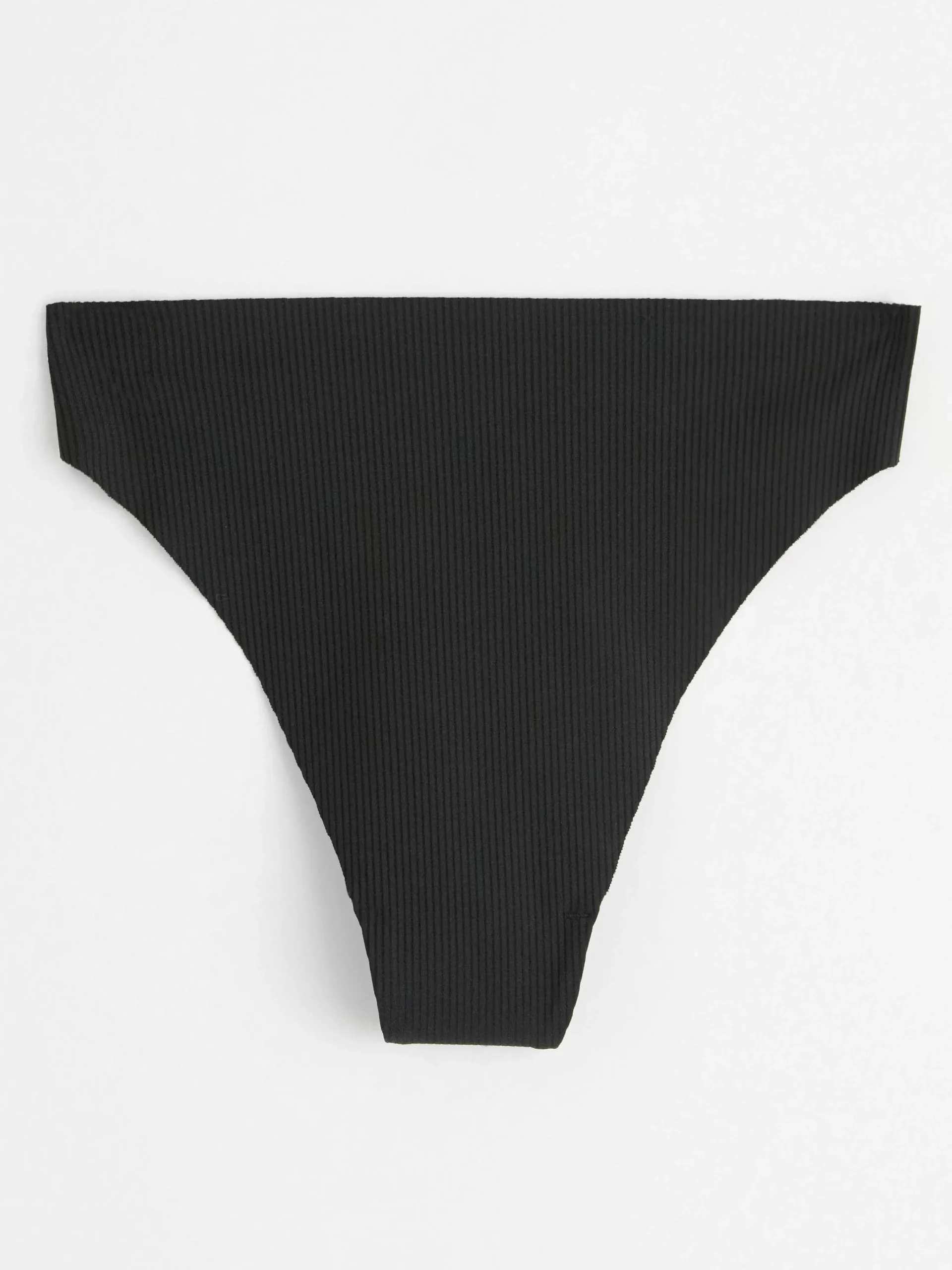 Trosor>Lindex Ribbad Seamless Stringtrosa High Waist Black