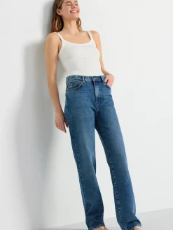 Toppar & T-Shirts>Lindex Ribbad Topp Off White