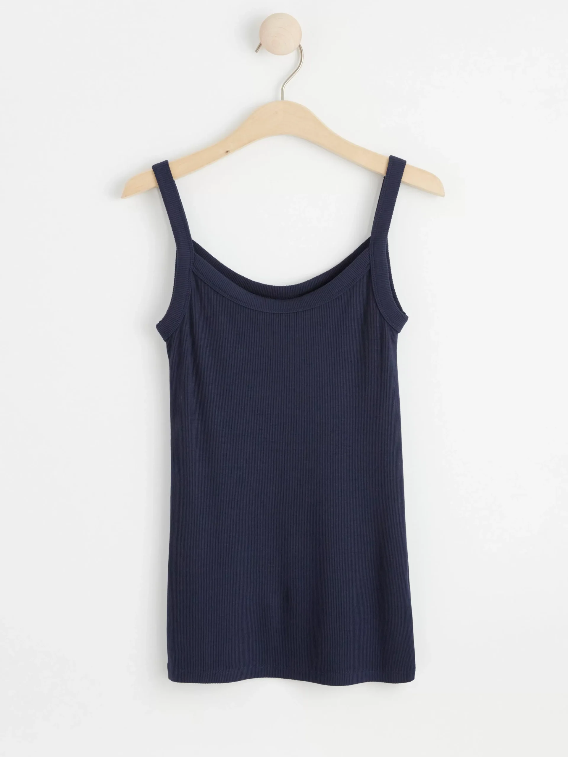 Toppar & T-Shirts>Lindex Ribbad Topp Navy