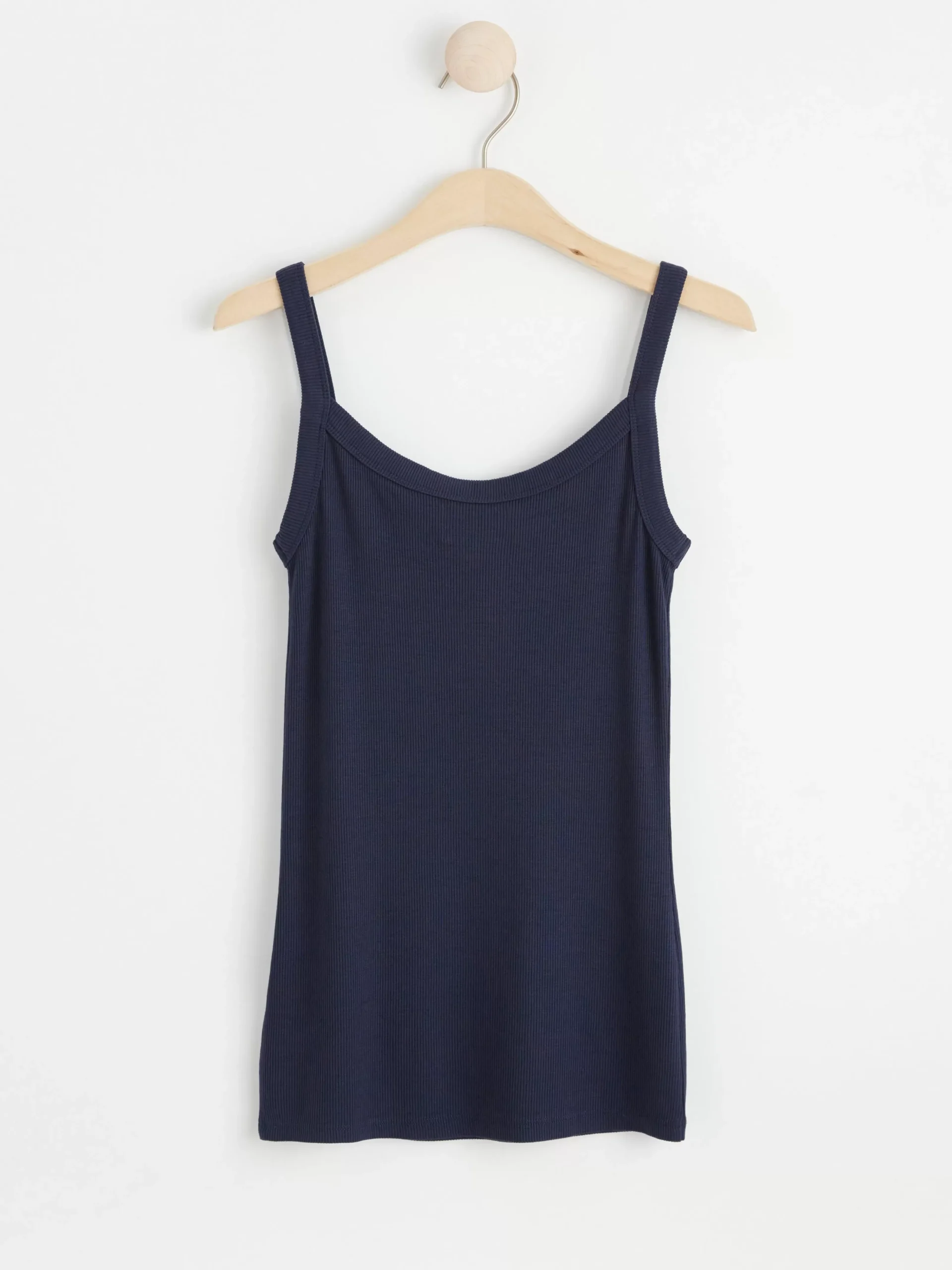 Toppar & T-Shirts>Lindex Ribbad Topp Navy