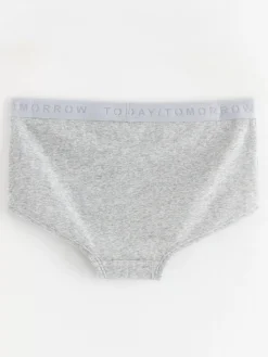 Underkläder>Lindex Ribbad Trosa Lt Grey Melange