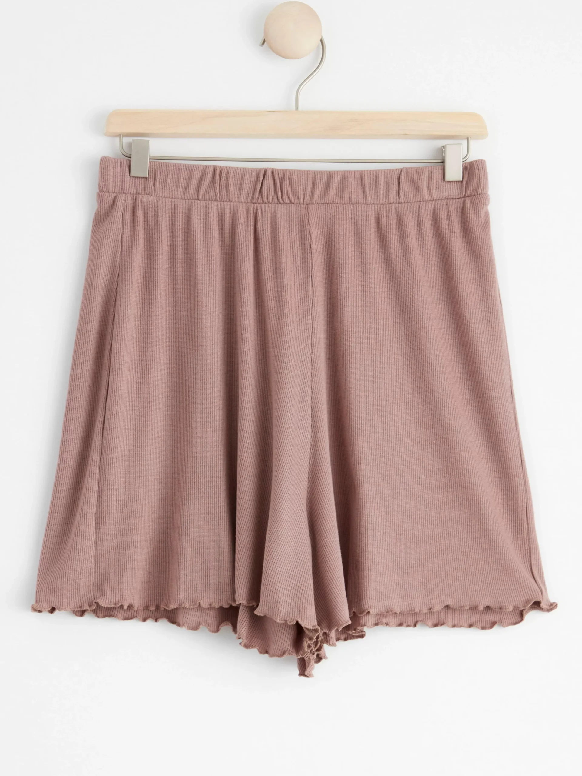 Nattplagg>Lindex Ribbade Pyjamasshorts Dark Dusty Pink