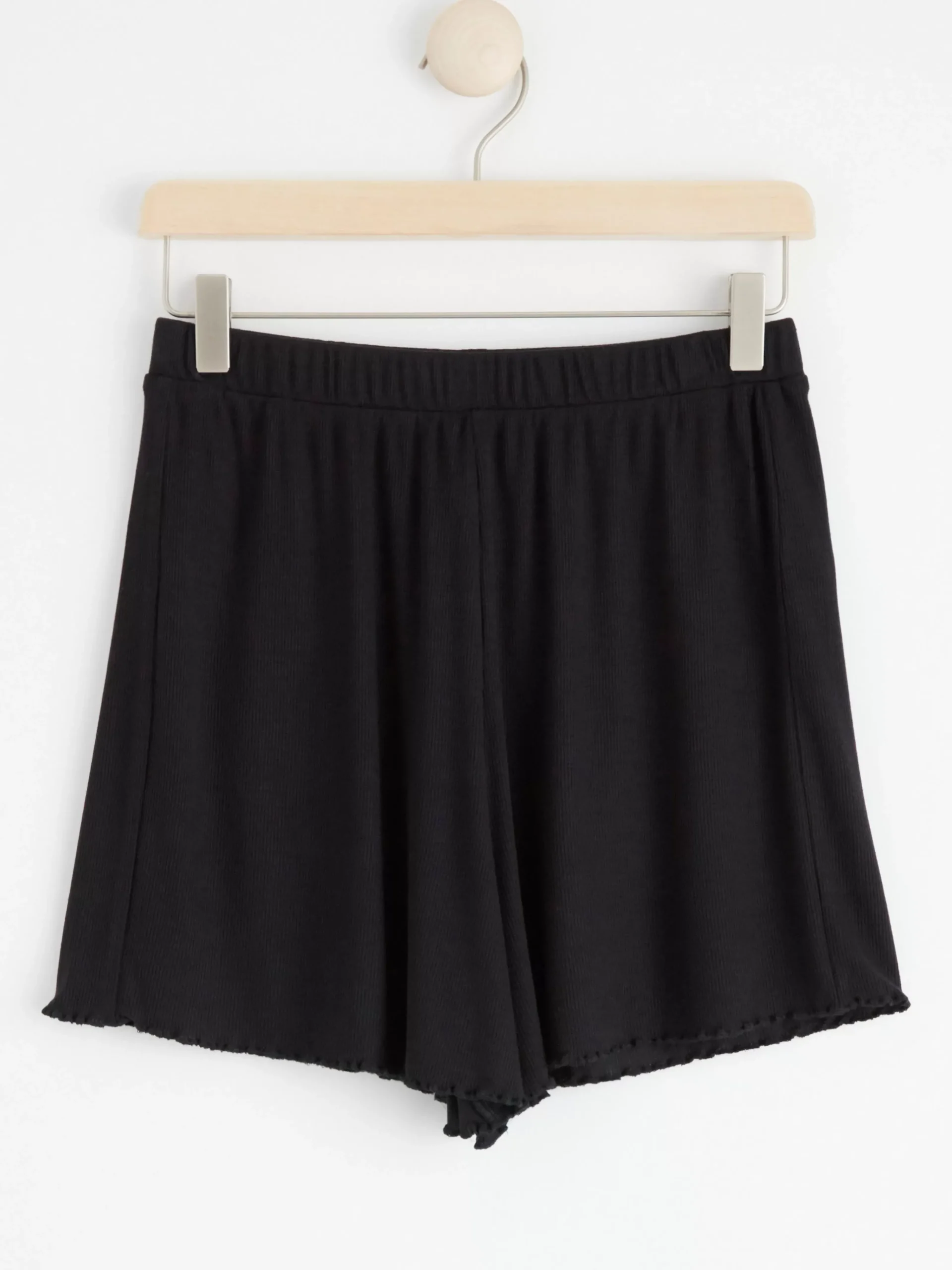 Nattplagg>Lindex Ribbade Pyjamasshorts Black