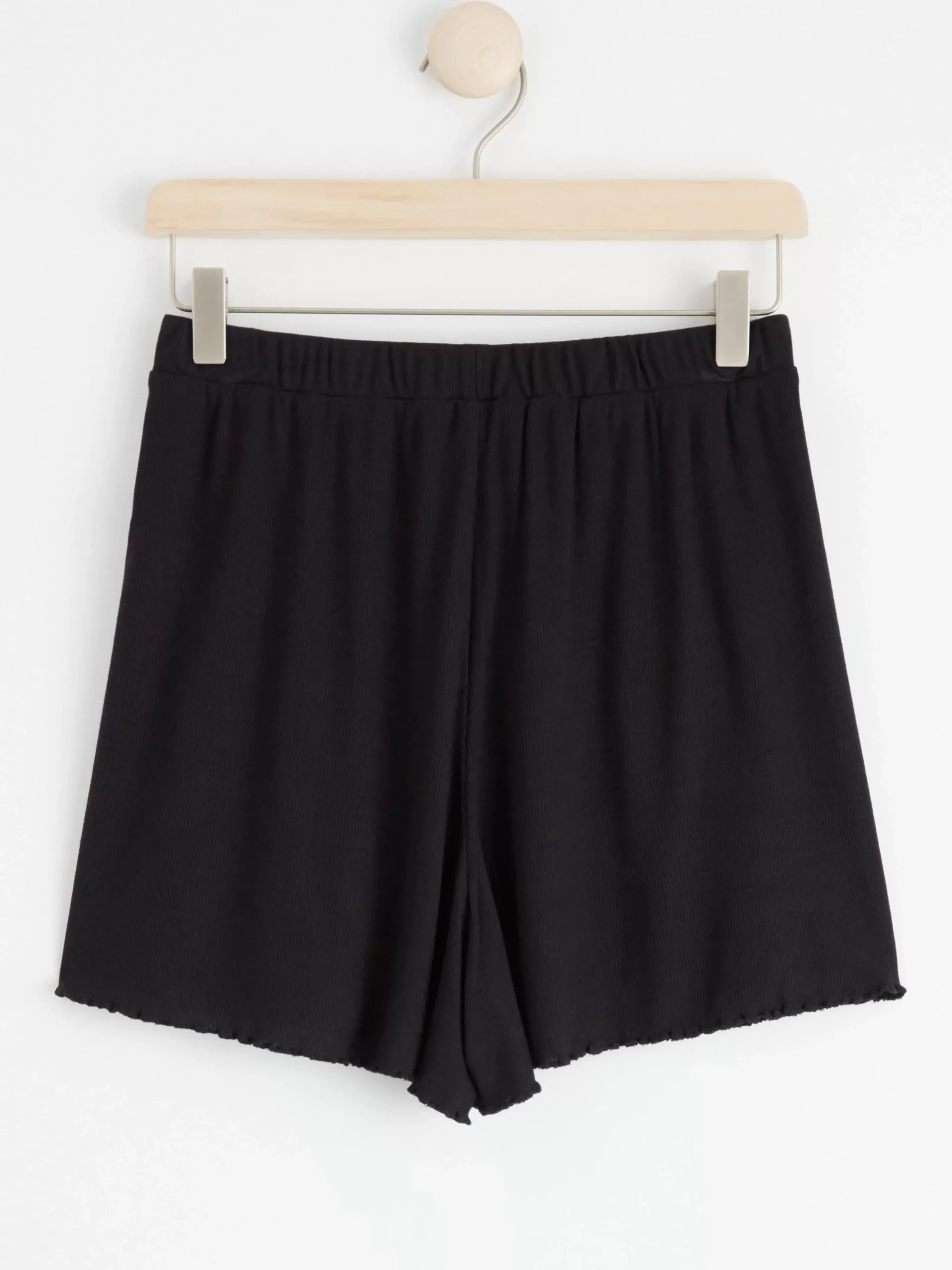 Nattplagg>Lindex Ribbade Pyjamasshorts Black