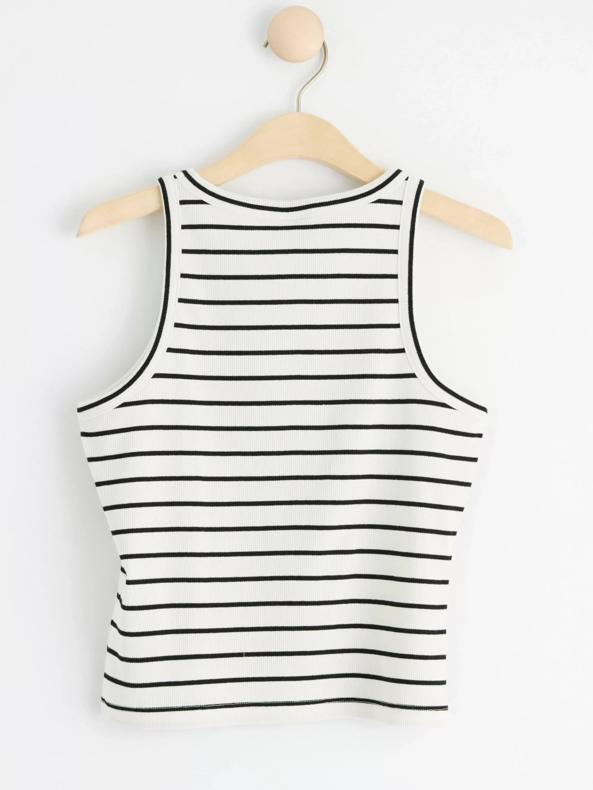 Toppar & T-Shirts>Lindex Ribbat Linne White