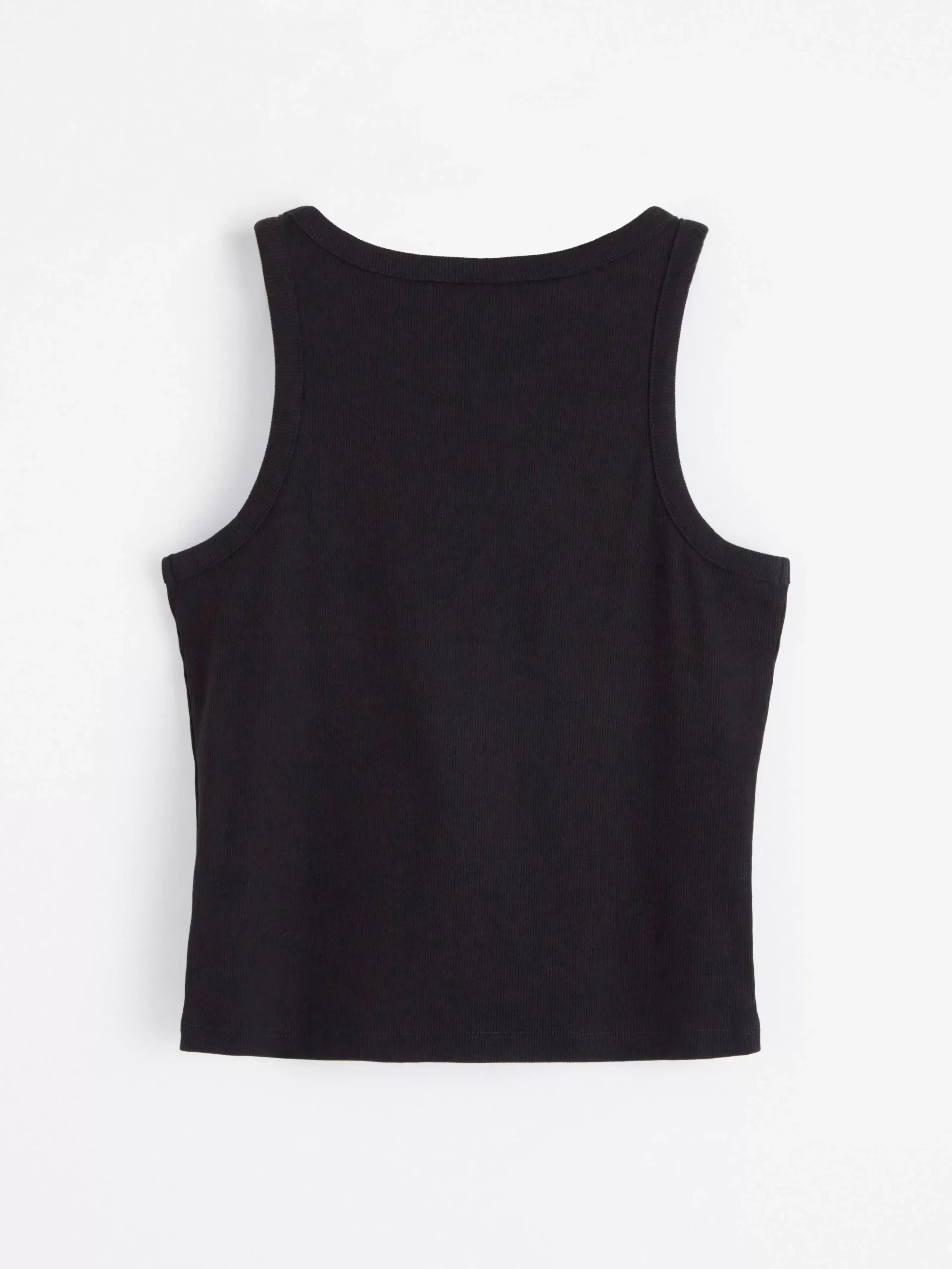 Toppar & T-Shirts>Lindex Ribbat Linne Black