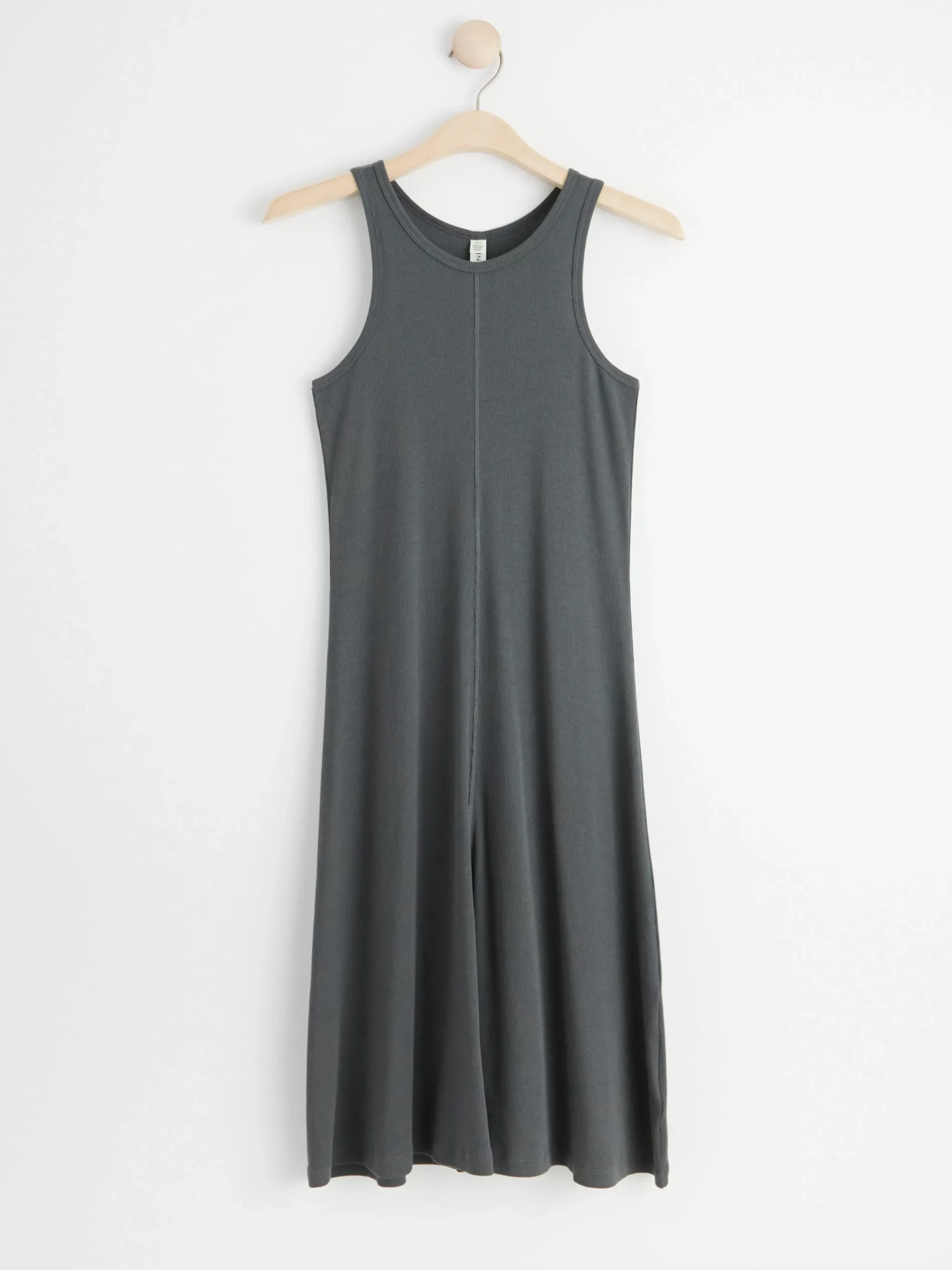 Nattplagg>Lindex Ribbat Nattlinne Dark Grey