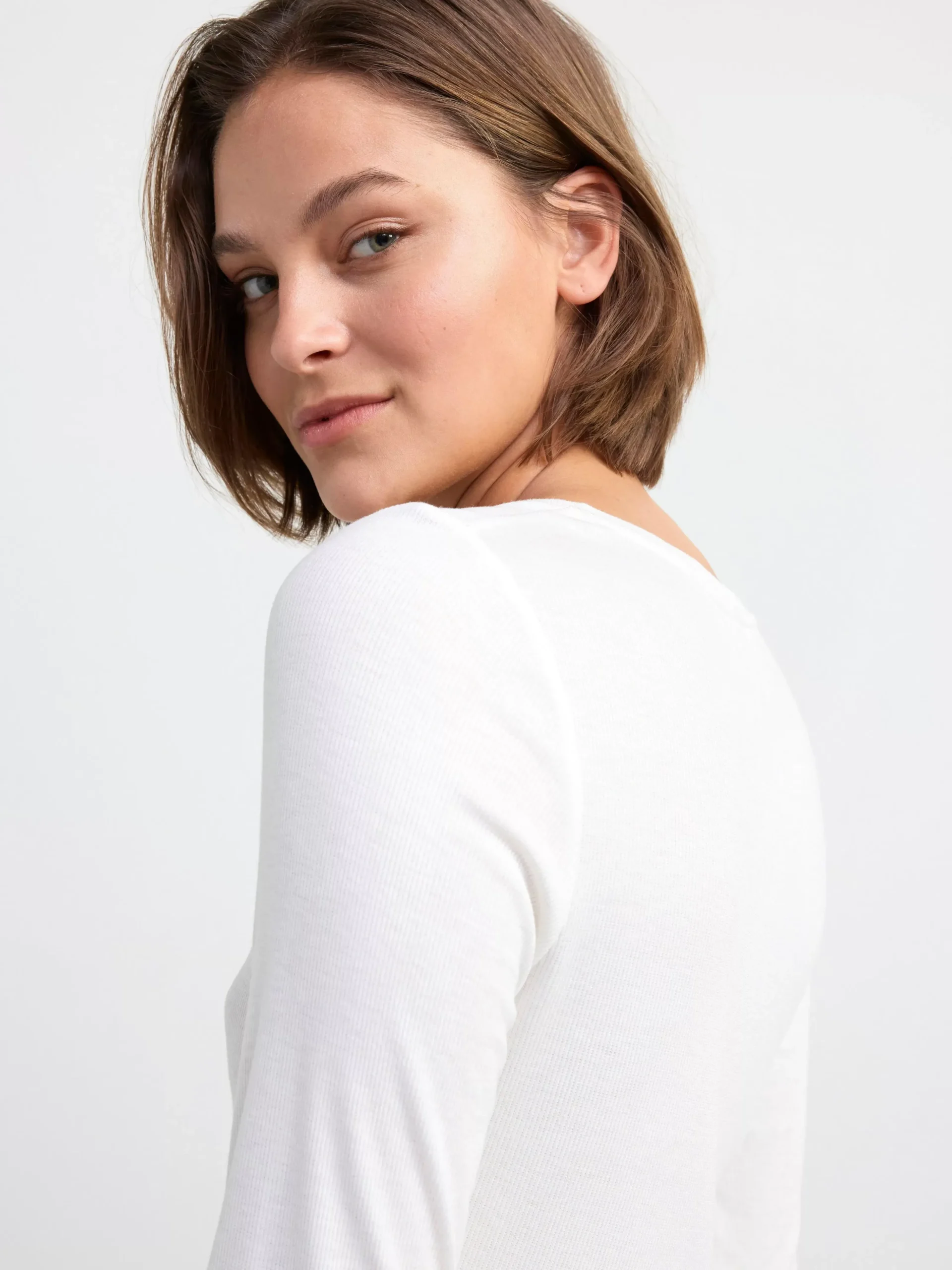Nattplagg>Lindex Ribbat Pyjamasset Off White