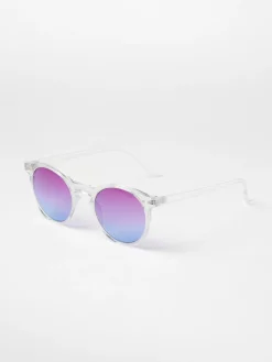 Accessoarer>Lindex Runda Solglasogon Transparent
