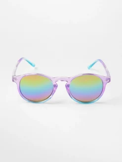 Accessoarer>Lindex Runda Solglasogon Light Pink