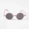 Accessoarer>Lindex Runda Solglasogon Dusty Pink