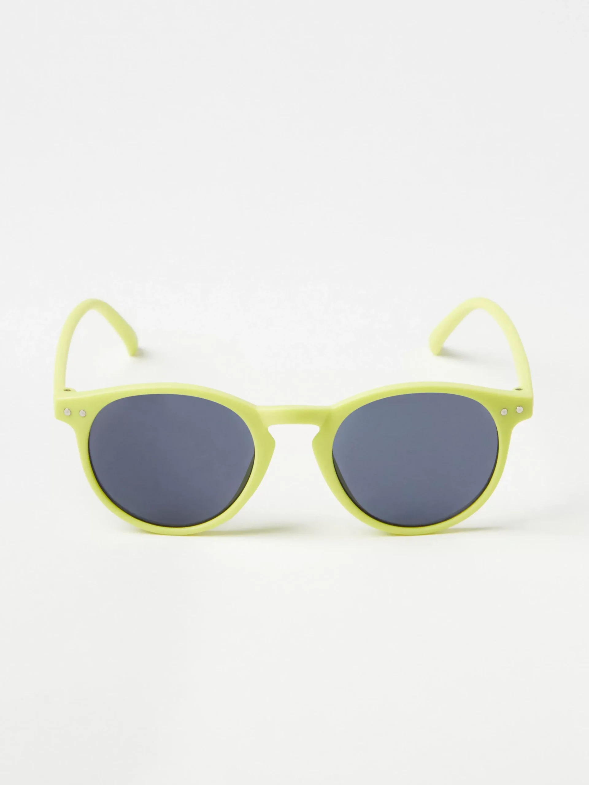 Accessoarer>Lindex Runda Solglasogon Lime