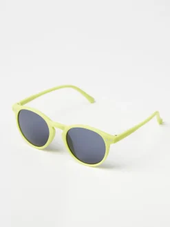 Accessoarer>Lindex Runda Solglasogon Lime
