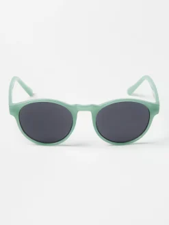 Accessoarer>Lindex Runda Solglasogon Dam Dusty Green