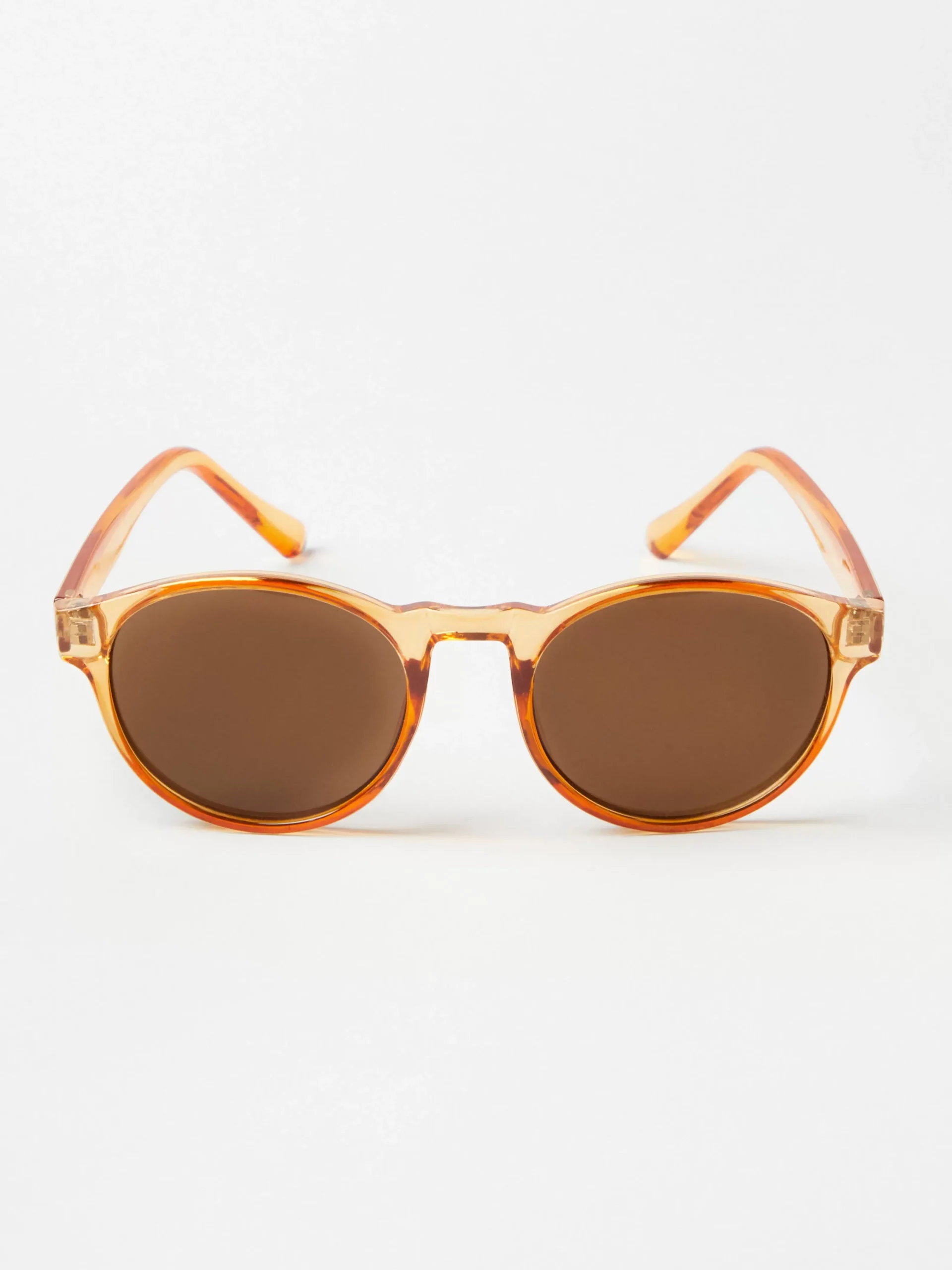 Accessoarer>Lindex Runda Solglasogon Dam Dusty Orange