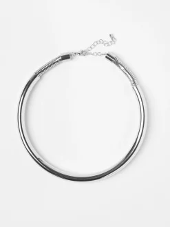 Accessoarer>Lindex Runt Metallhalsband Silver