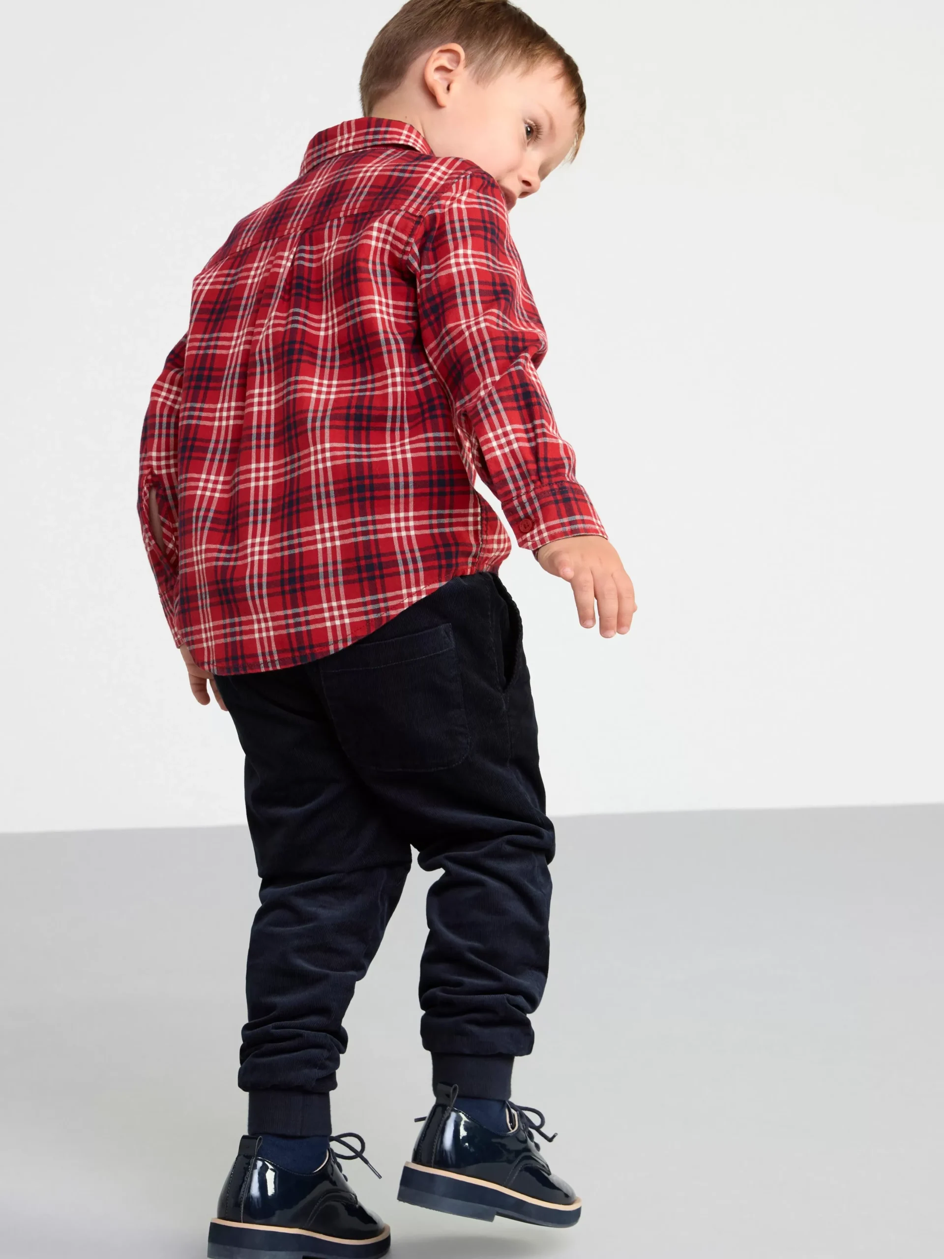 Skjortor & Blusar>Lindex Rutig Flanellskjorta Dark Red