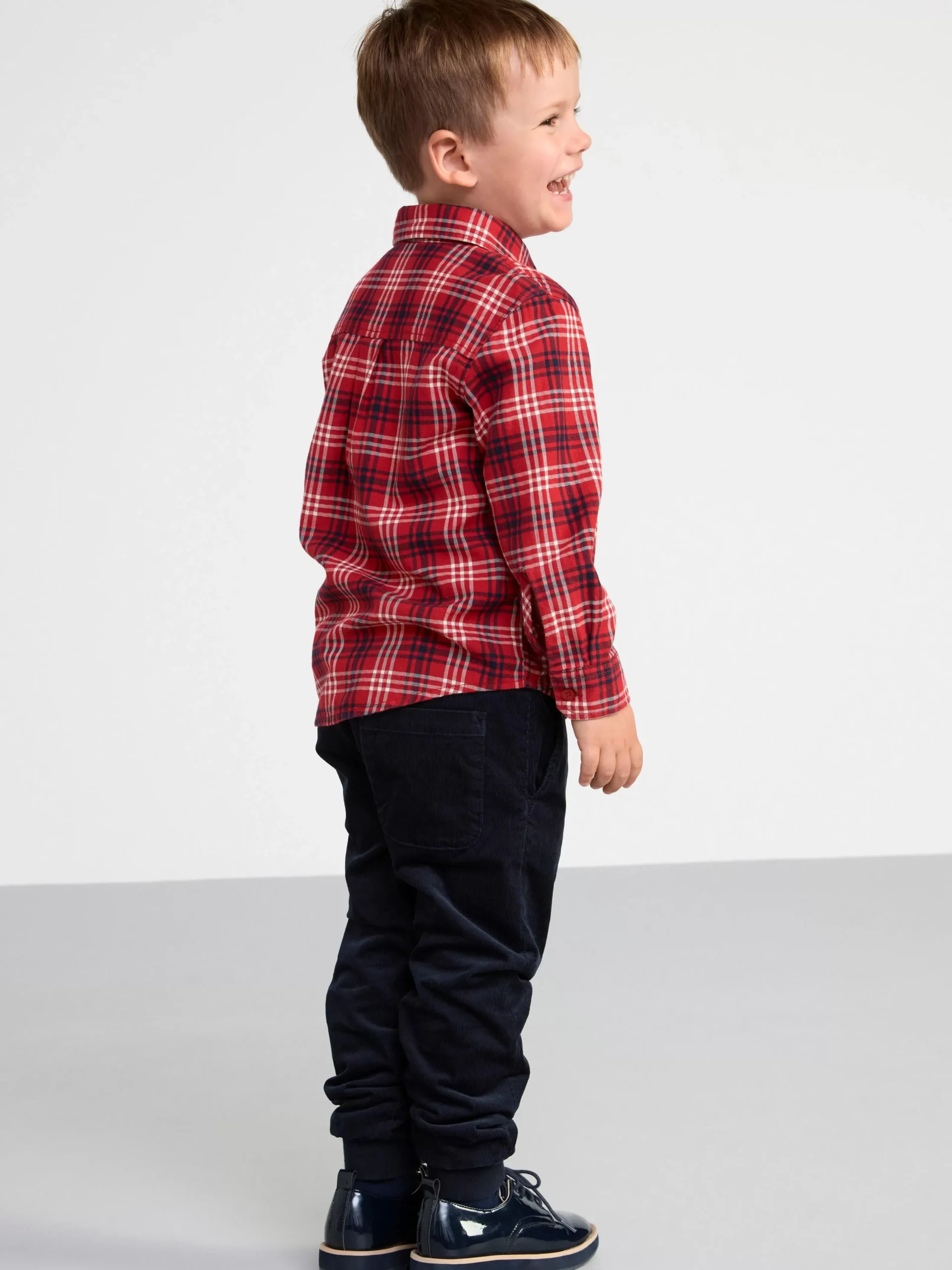 Skjortor & Blusar>Lindex Rutig Flanellskjorta Dark Red