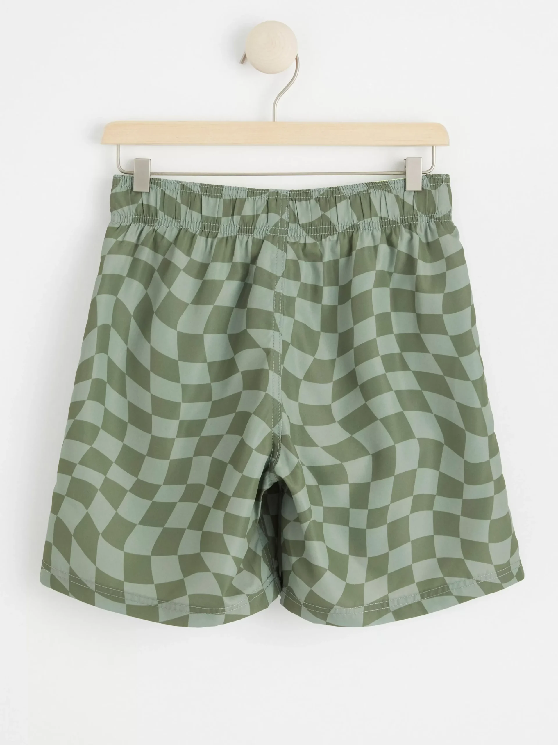 Badkläder & Uv>Lindex Rutiga Badshorts Light Dusty Green