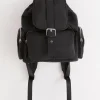Accessoarer>Lindex Ryggsack Med Fickor Och Dragkedjor Black