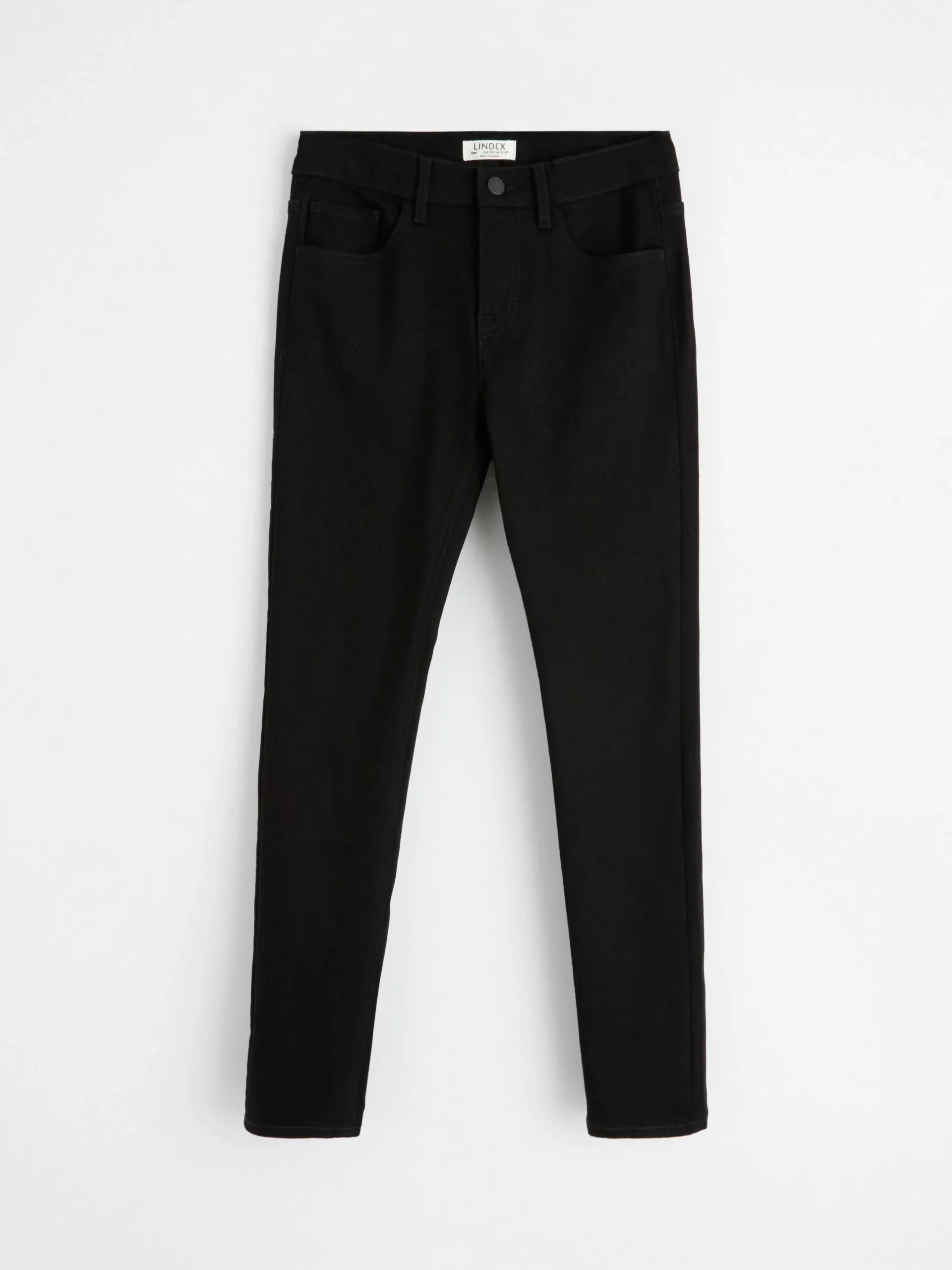 Jeans>Lindex Sam Superstretchiga Jeans Med Slim Fit Och Normalhog Midja Black