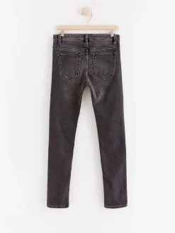 Jeans>Lindex Sam Superstretchiga Trikajeans Med Slim Fit Och Normalhog Midja Black
