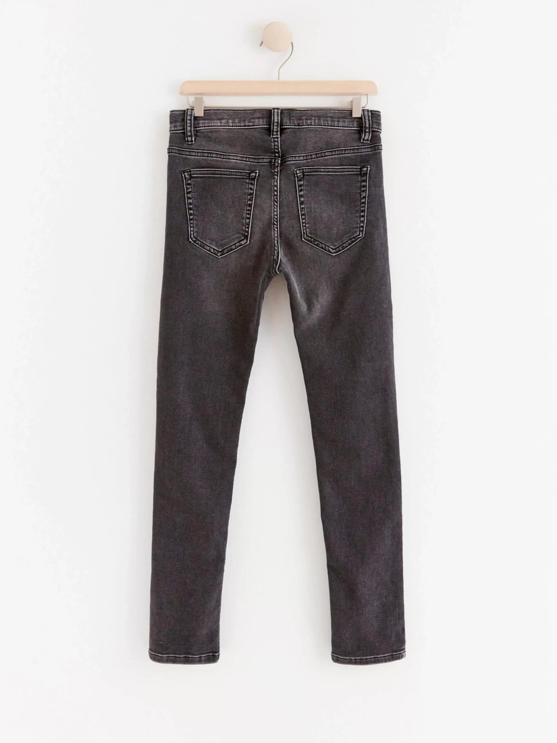 Jeans>Lindex Sam Superstretchiga Trikajeans Med Slim Fit Och Normalhog Midja Black