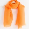 Accessoarer>Lindex Scarf I Linneblandning Light Orange