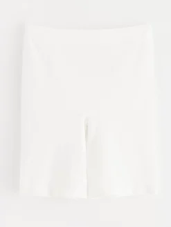 Trosor>Lindex Seamless Biker Trosa Med Hog Midja White