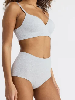 Trosor>Lindex Seamless High Waist Trosa Light Grey Melange