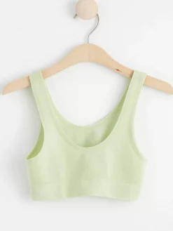 Underkläder>Lindex Seamless Kort Topp Light Green