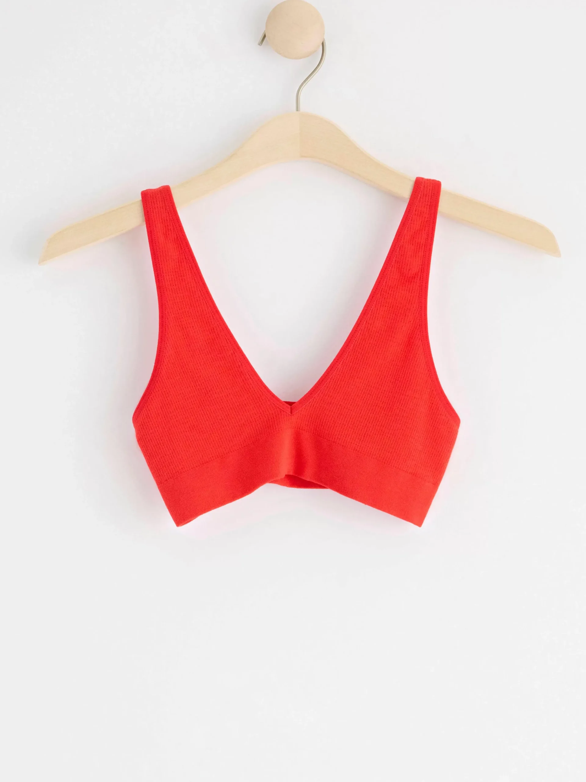 Bh>Lindex Seamless Mjuk Bh Strong Red