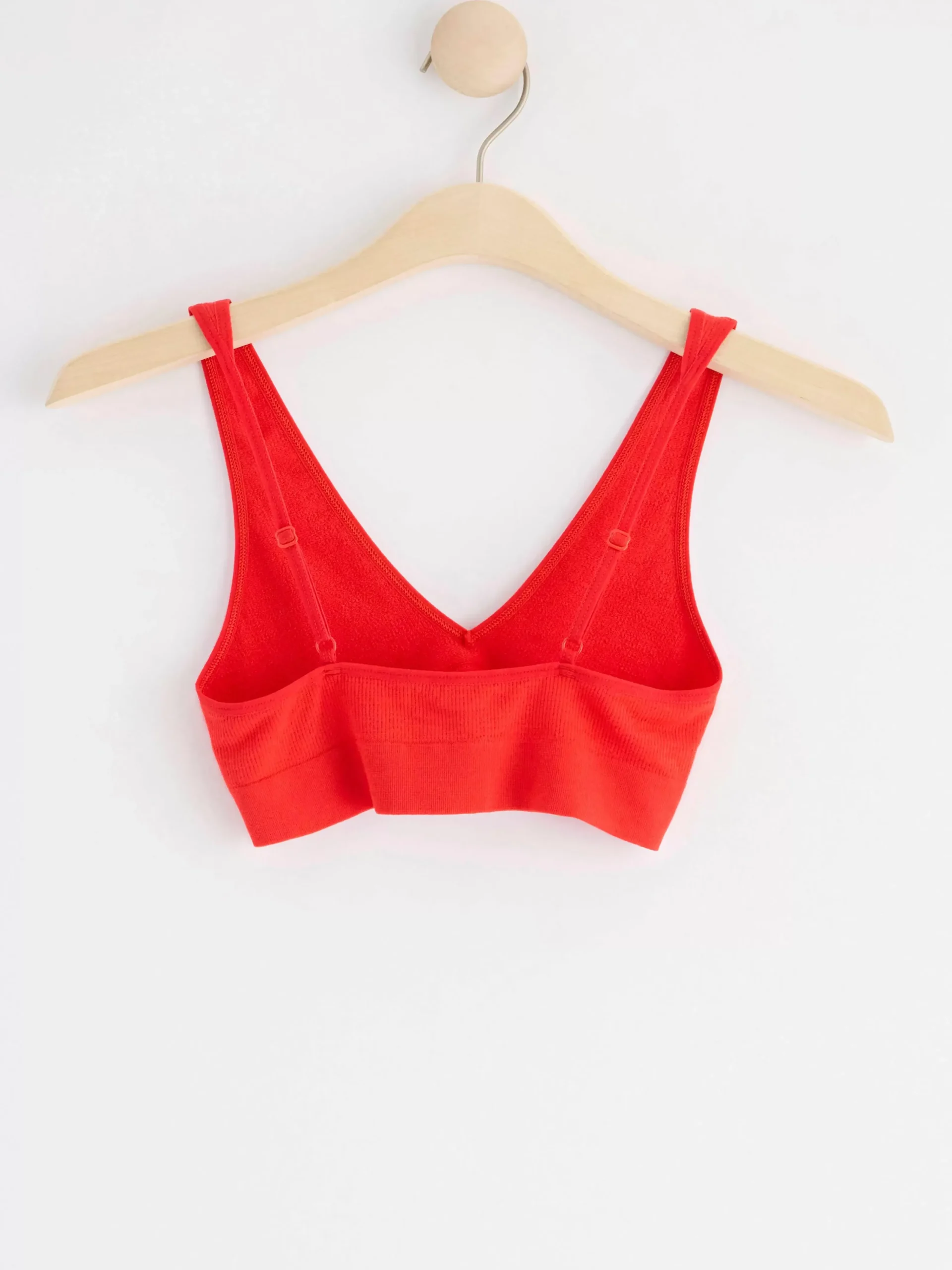 Bh>Lindex Seamless Mjuk Bh Strong Red