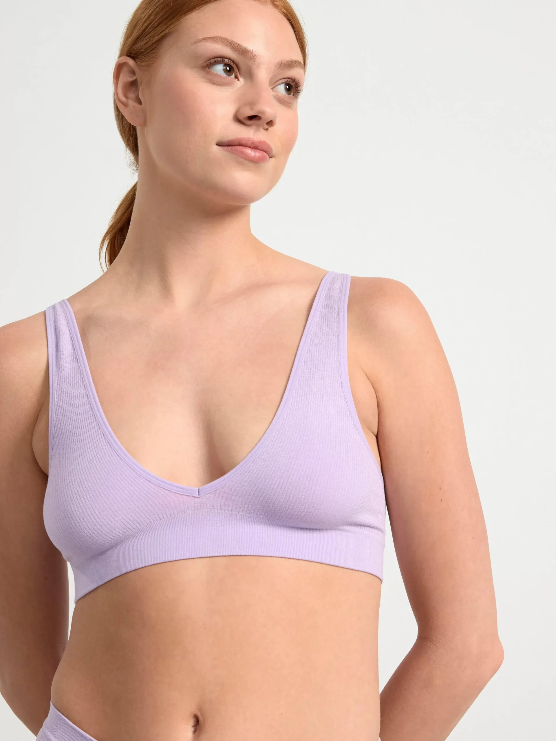 Bh>Lindex Seamless Mjuk Bh Light Lilac