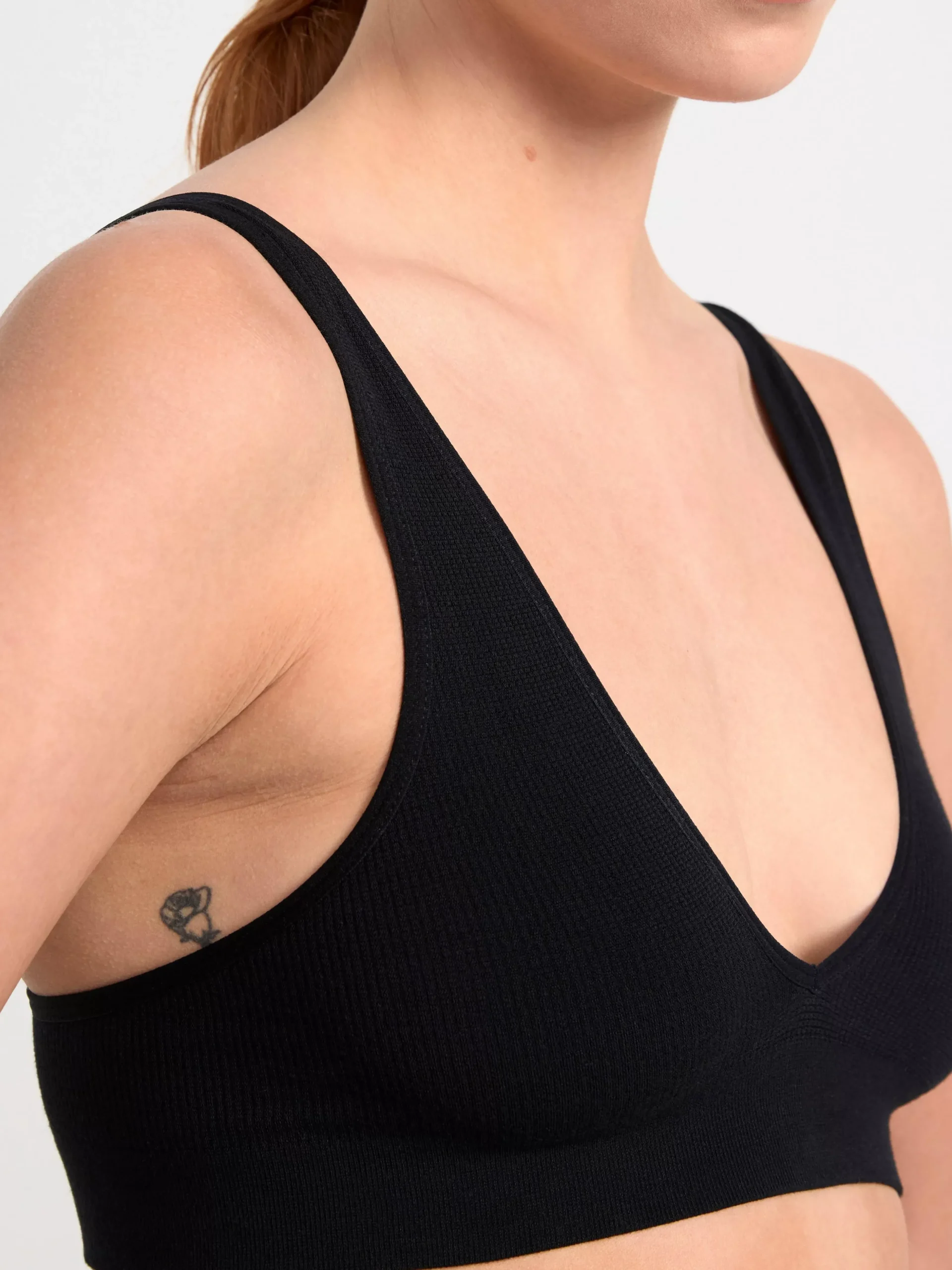 Bh>Lindex Seamless Mjuk Bh Black