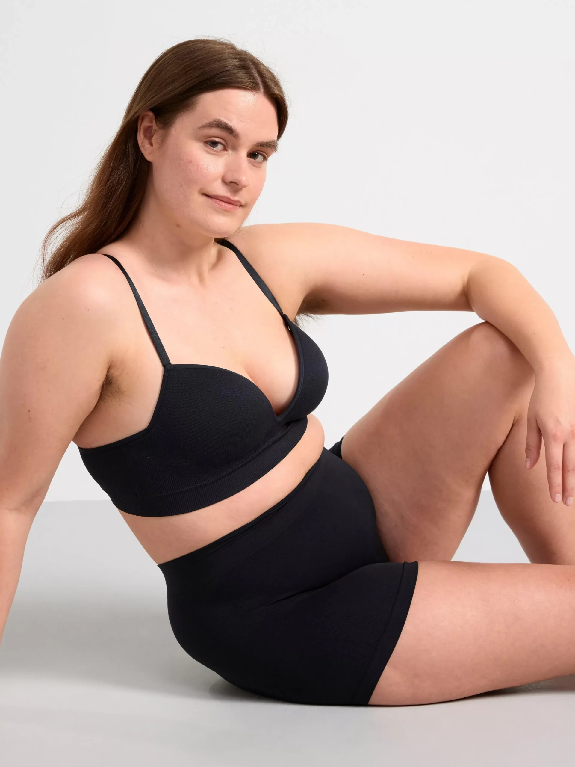Bh>Lindex Seamless Push-Up Bh Black