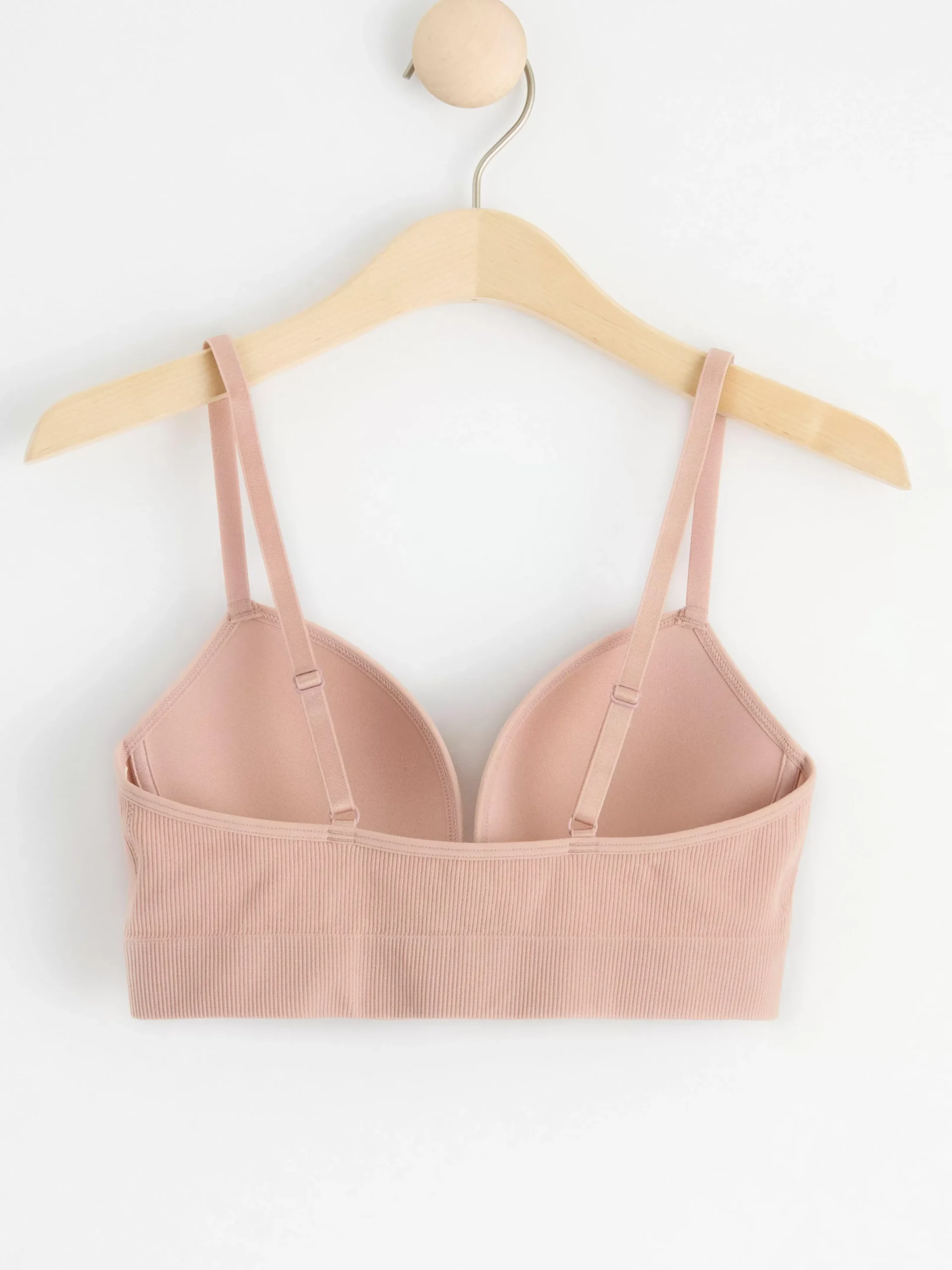 Bh>Lindex Seamless Push-Up Bh Light Dusty Pink
