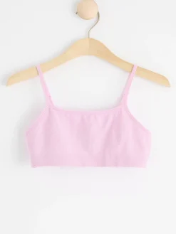 Underkläder>Lindex Seamless Ribbad Kort Topp Dusty Pink