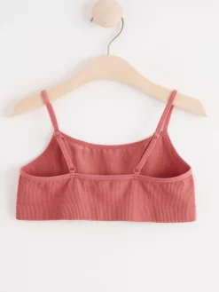 Underkläder>Lindex Seamless Ribbad Kort Topp Dusty Pink