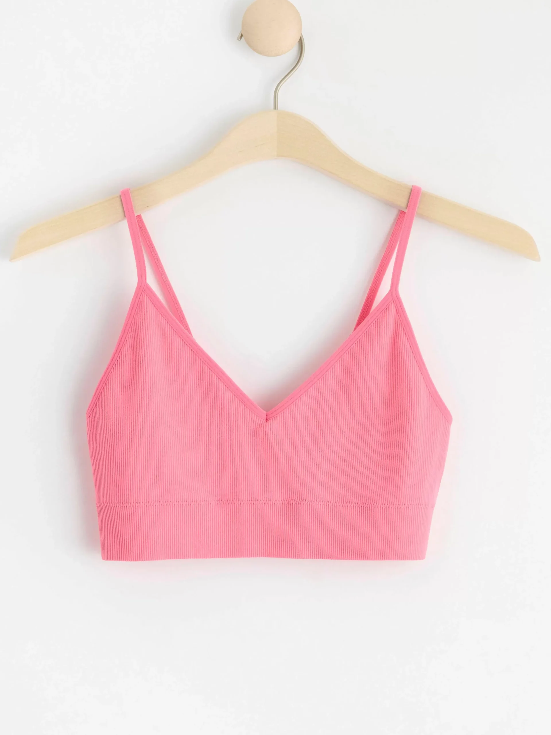 Bh>Lindex Seamless Ribbad Soft Bh Pink