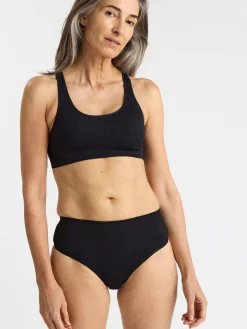 Bh>Lindex Seamless Ribbad Soft Bh Black