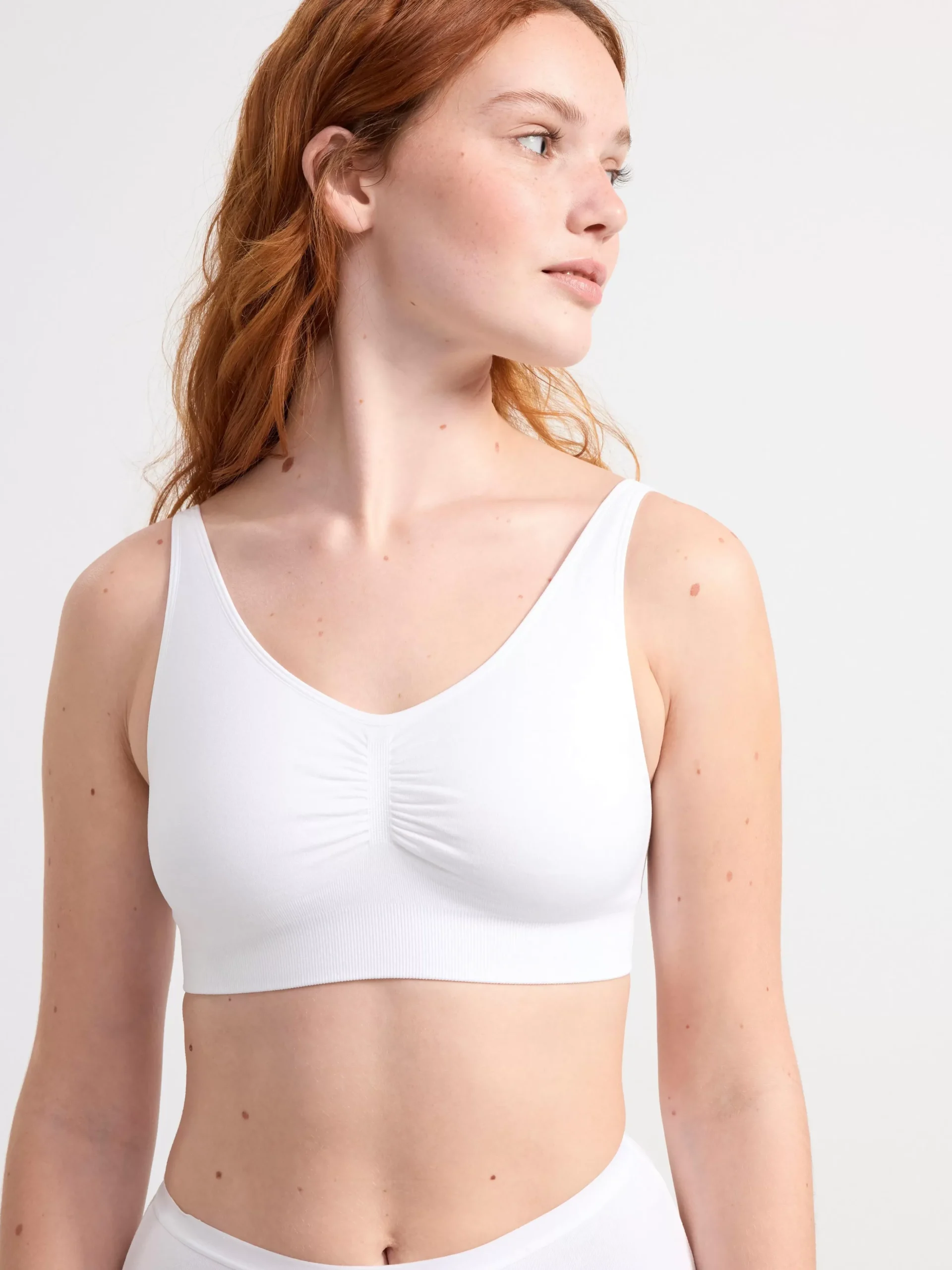 Bh>Lindex Seamless Soft Bh White