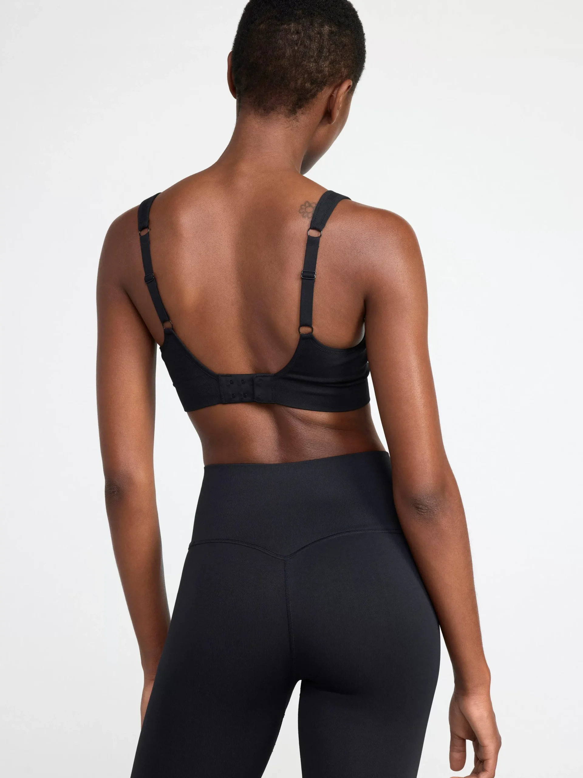 Träningskläder>Lindex Seamless Sport Bh Light Support Black