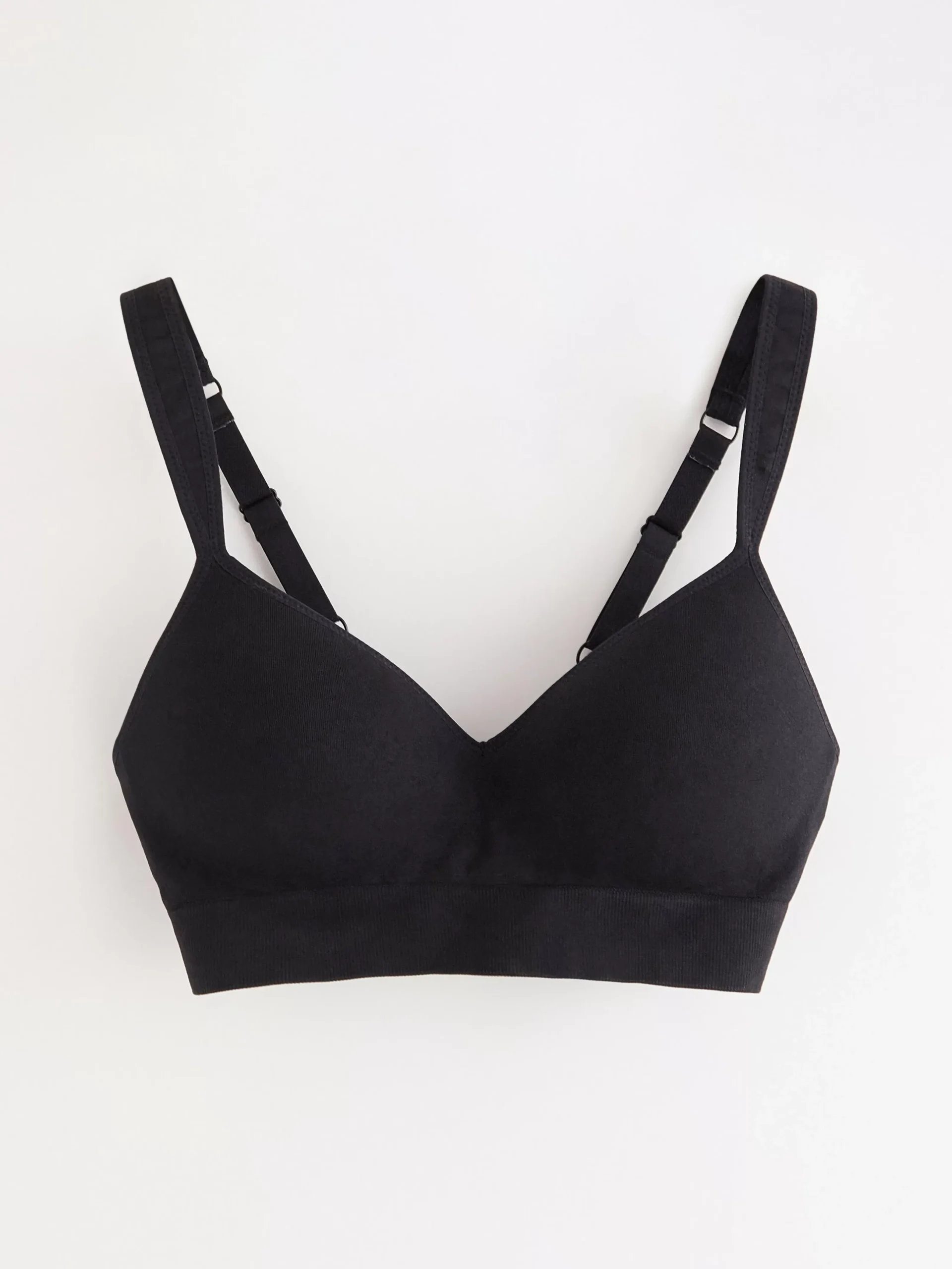 Träningskläder>Lindex Seamless Sport Bh Light Support Black