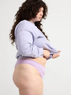 Trosor>Lindex Seamless Stringtrosa Med Normalhog Midja Light Lilac
