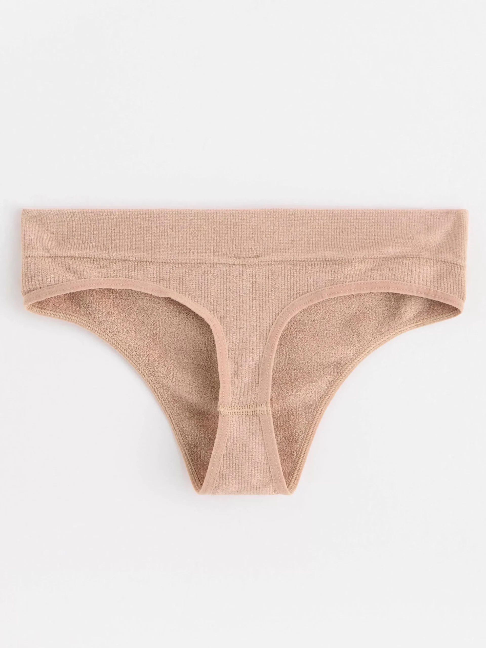 Trosor>Lindex Seamless Stringtrosa Med Normalhog Midja Beige